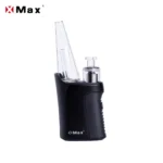Vaporizador XMax Qomo negro para extracciones con burbujeador integrado