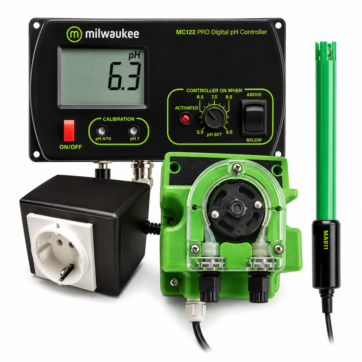 Controlador pH Milwaukee MC122 kit