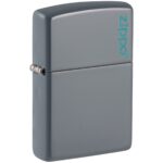 Zippo Classic Flat Grey Logo