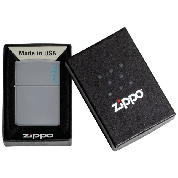 Zippo Flat Grey caja regalo