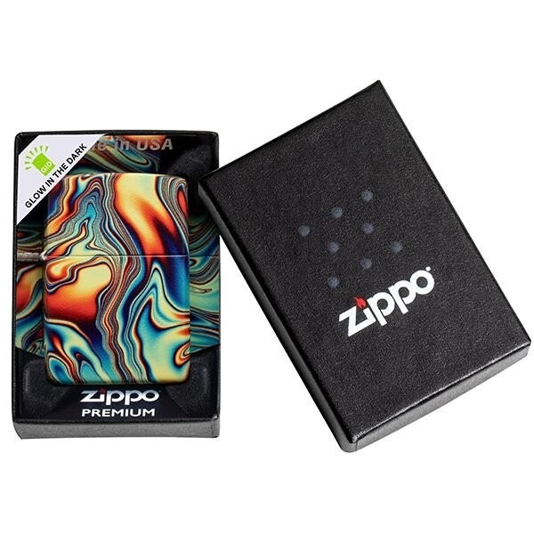 Zippo Swirl Pattern caja regalo