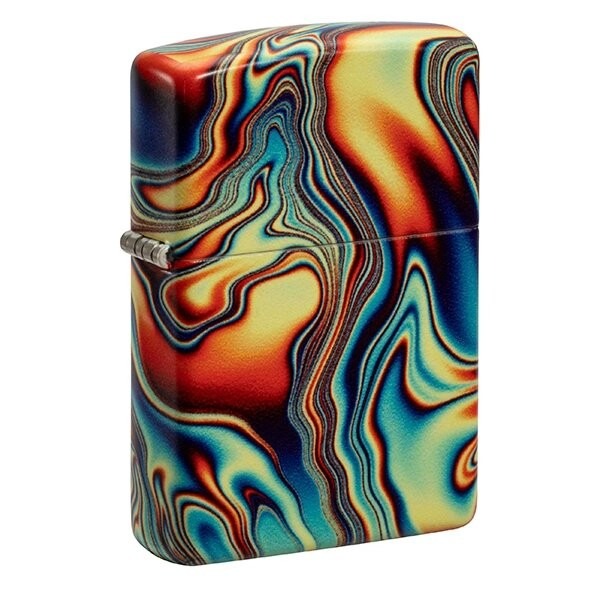 Zippo Colorful Swirl Pattern