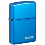 Zippo High Polish Blue Logo